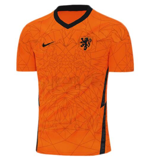 2020 EURO Netherlands Home Kit Soccer Jersey